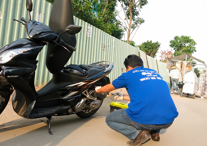 cứu hộ xe máy quận thanh khê