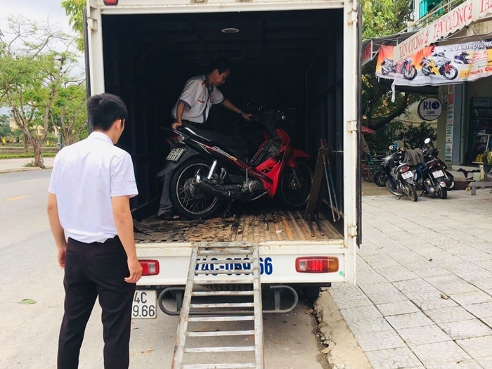 cứu hộ xe máy sirius tại đà nẵng