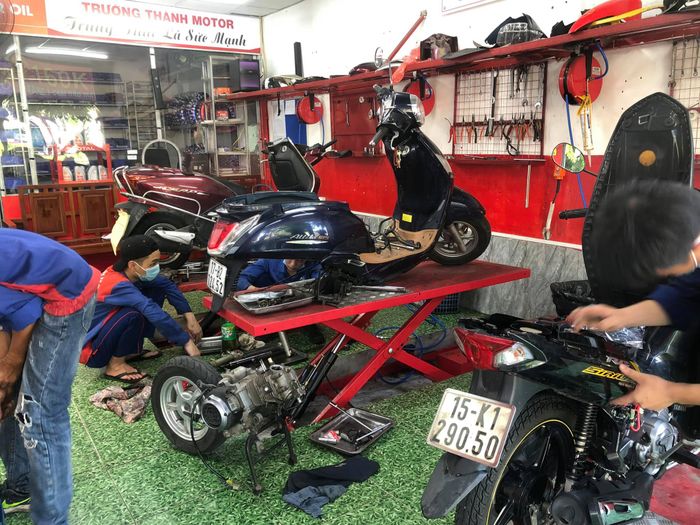vá xe máy quận hải châu thay ruột xe máy quận hải châu uy tín