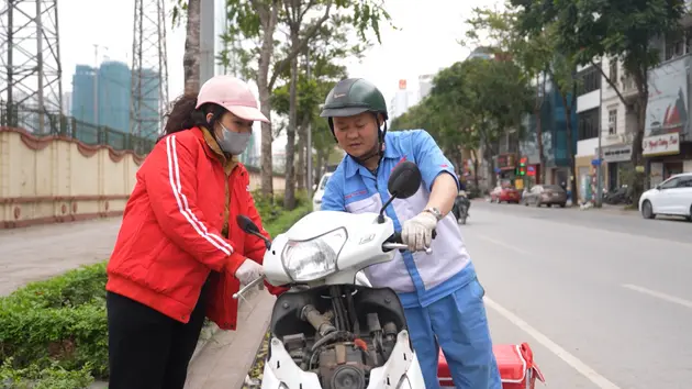 sửa xe máy lưu động quận hòa vang