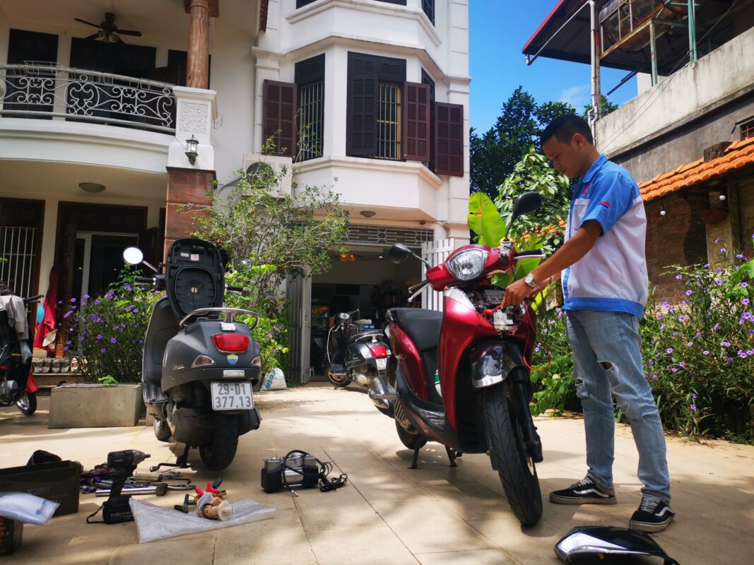 sửa xe máy lưu động quận sơn trà giá rẻ