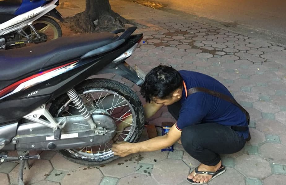vá xe máy quận thanh khê chuyên nghiệp