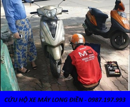 cứu hộ xe máy long điền
