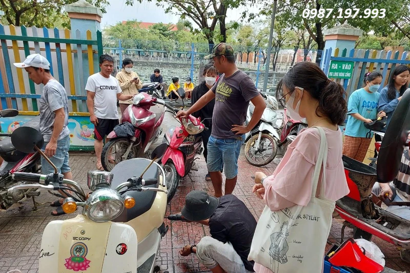 dịch vụ cứu hộ xe máy ô môn