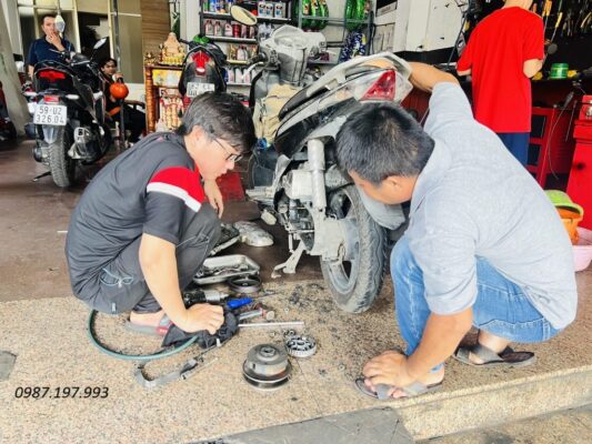 sửa xe máy bà rịa lưu động