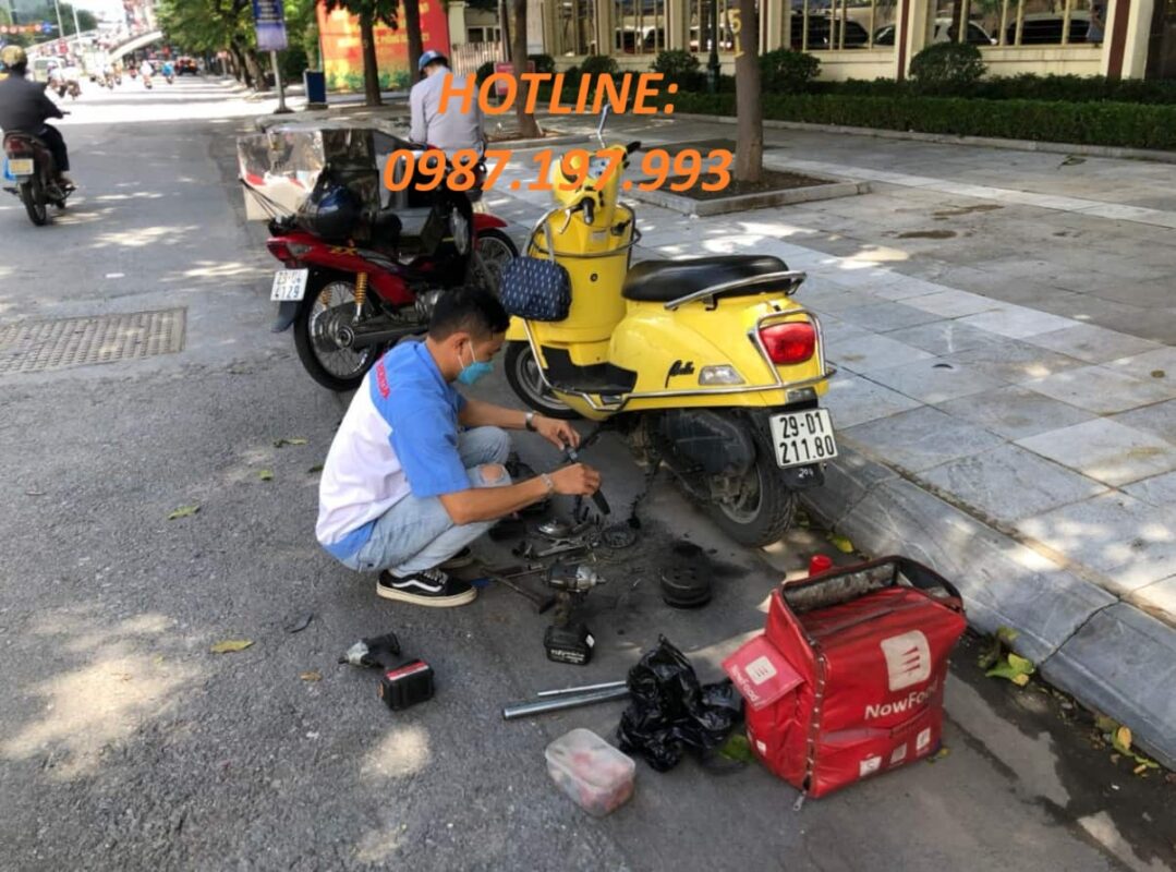 sửa xe máy long điền lưu động