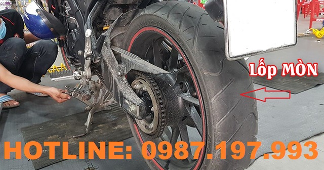 vá vỏ xe máy tại vĩnh thạnh thay ruột xe máy cần thơ