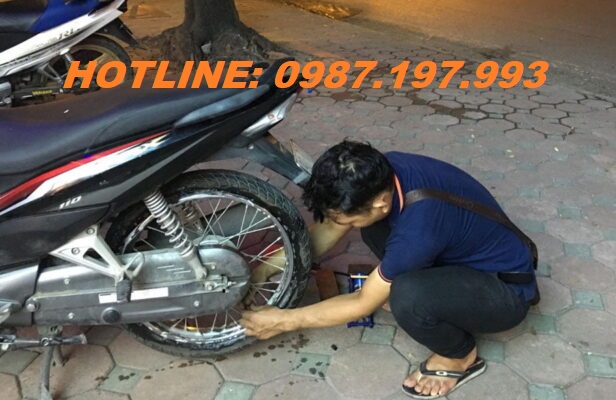 vá vỏ xe máy tại thới lai thay ruột xe máy tận nơi