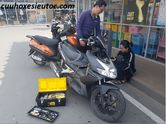 cứu hộ xe máy quận bắc từ liêm