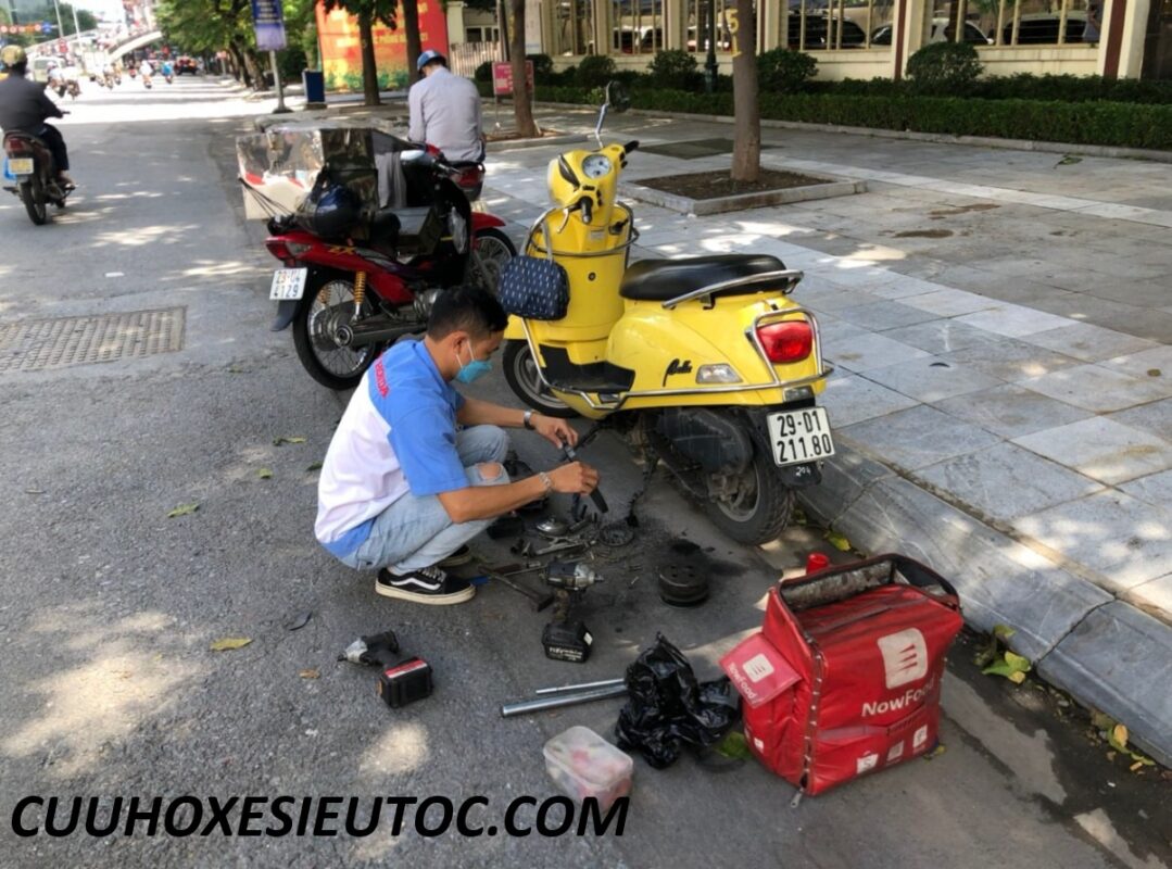 cứu hộ xe máy hà nội siêu tốc