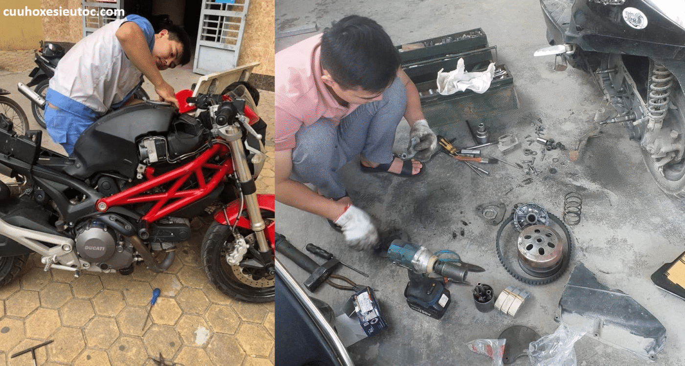 cứu hộ xe máy quận long biên giá rẻ