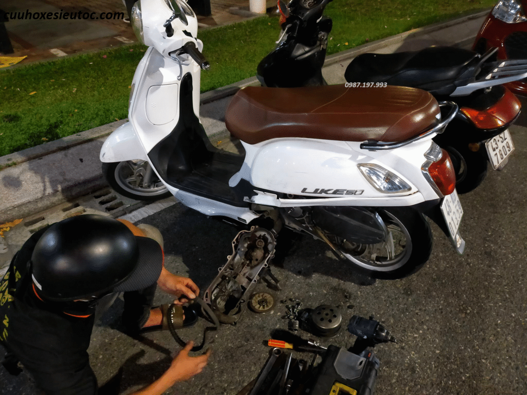 cứu hộ xe máy huyện chương mỹ xuyên đêm