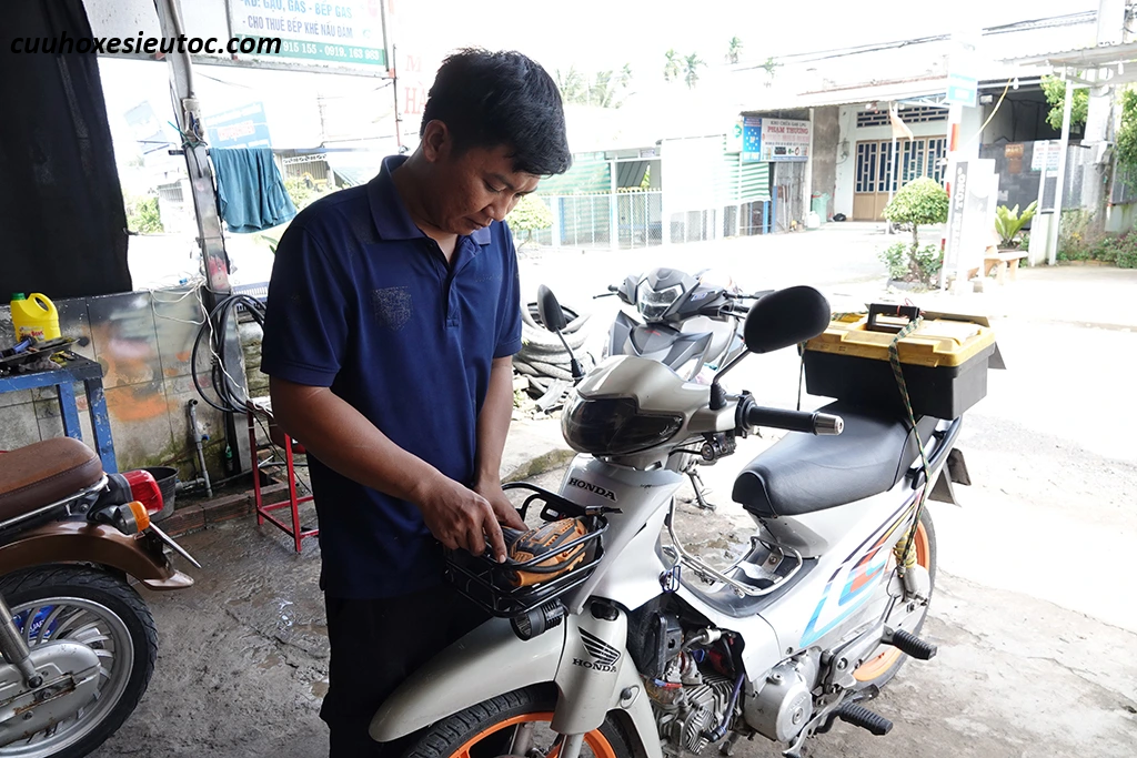 cứu hộ xe máy huyện ba vì