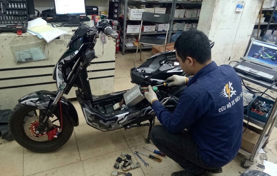 sửa xe đạp điện long biên uy tín