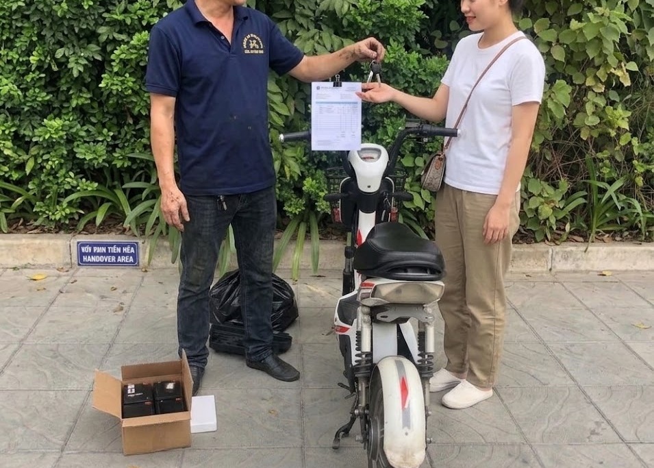 sửa xe đạp điện tại Hateco Đống Đa