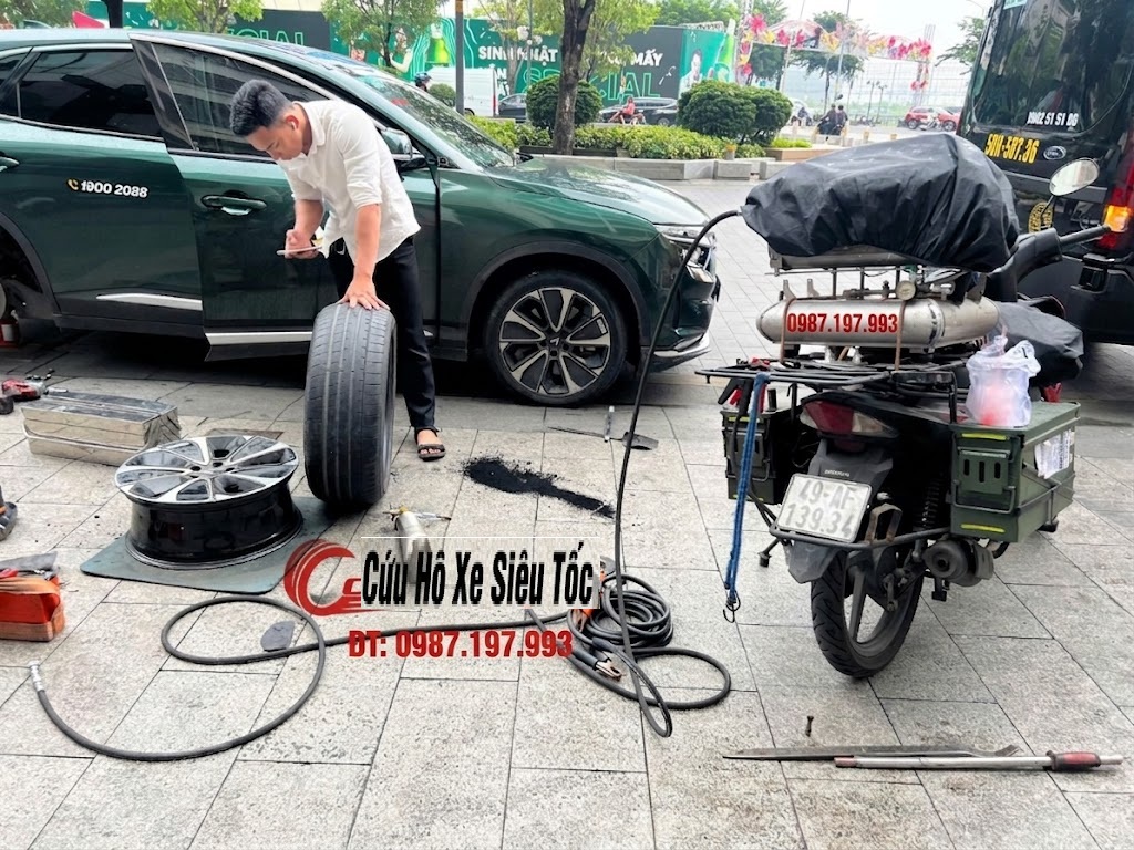 sửa ô tô lưu động quận Hoàng Mai phục vụ nhanh chóng 24/7