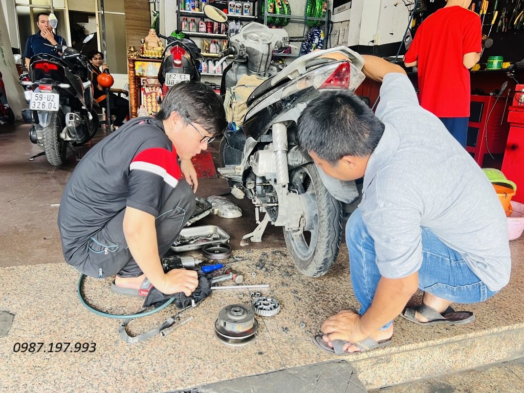 sửa xe máy bà rịa lưu động