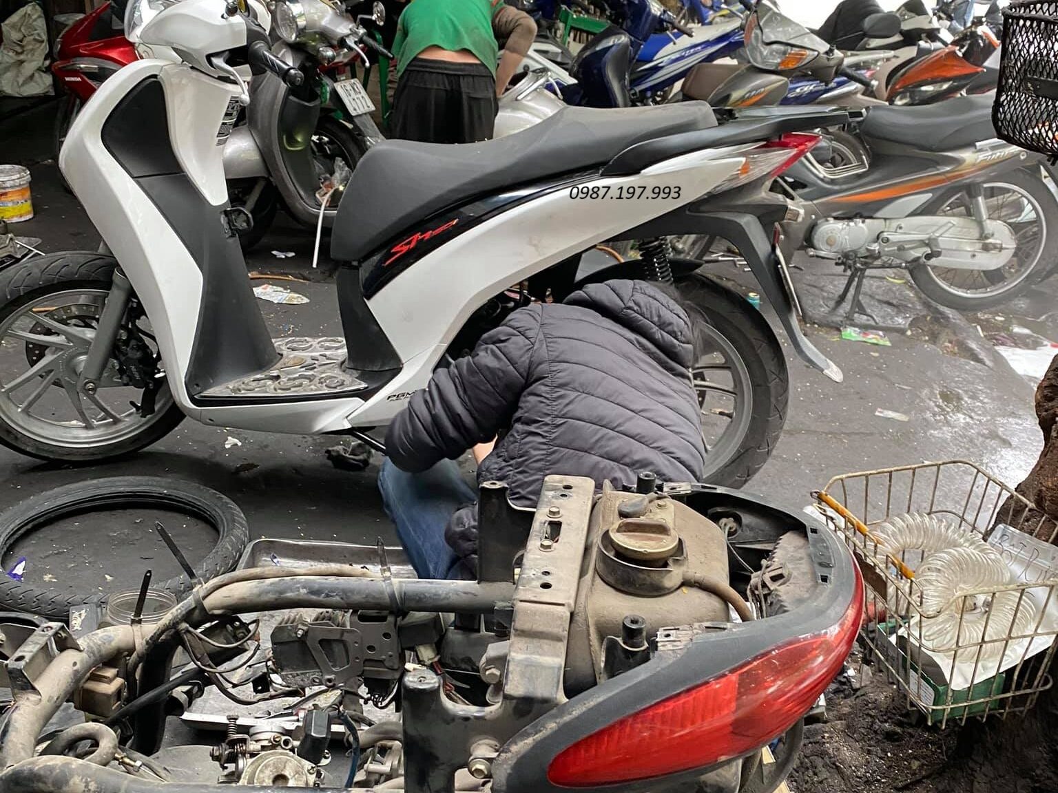 sửa xe máy lưu động thuận an