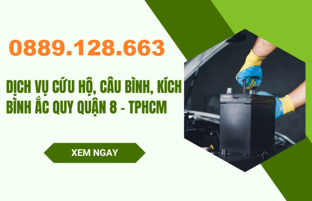 cứu hộ ắc quy ô tô quận 8